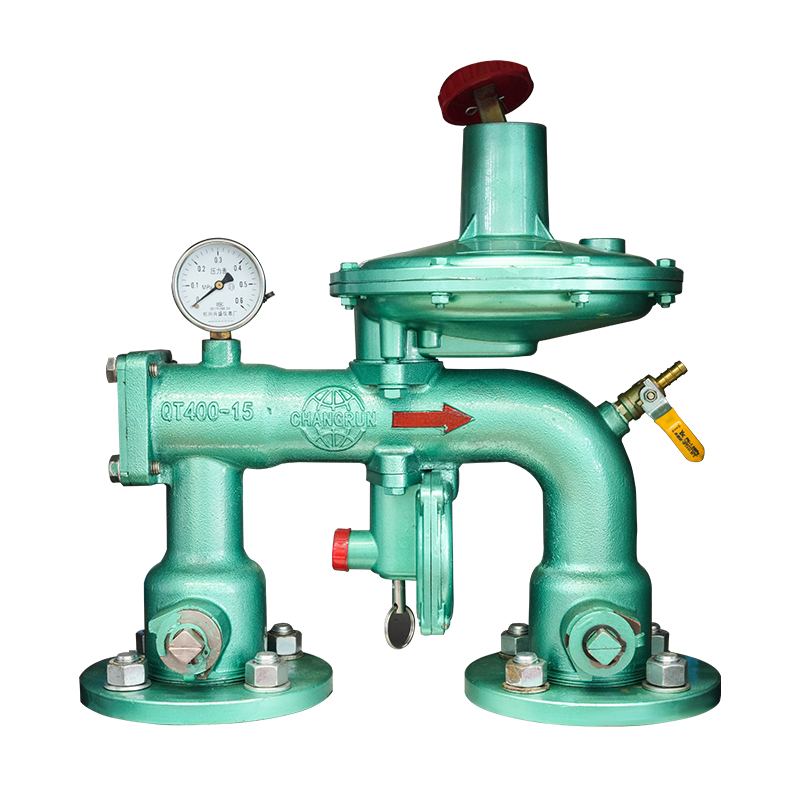 Regulering av naturgasstrykk, boks, veggmontert bygningsreguleringsboks