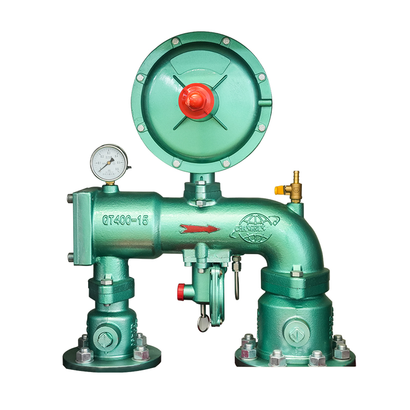 Regulering av naturgasstrykk, boks, veggmontert bygningsreguleringsboks