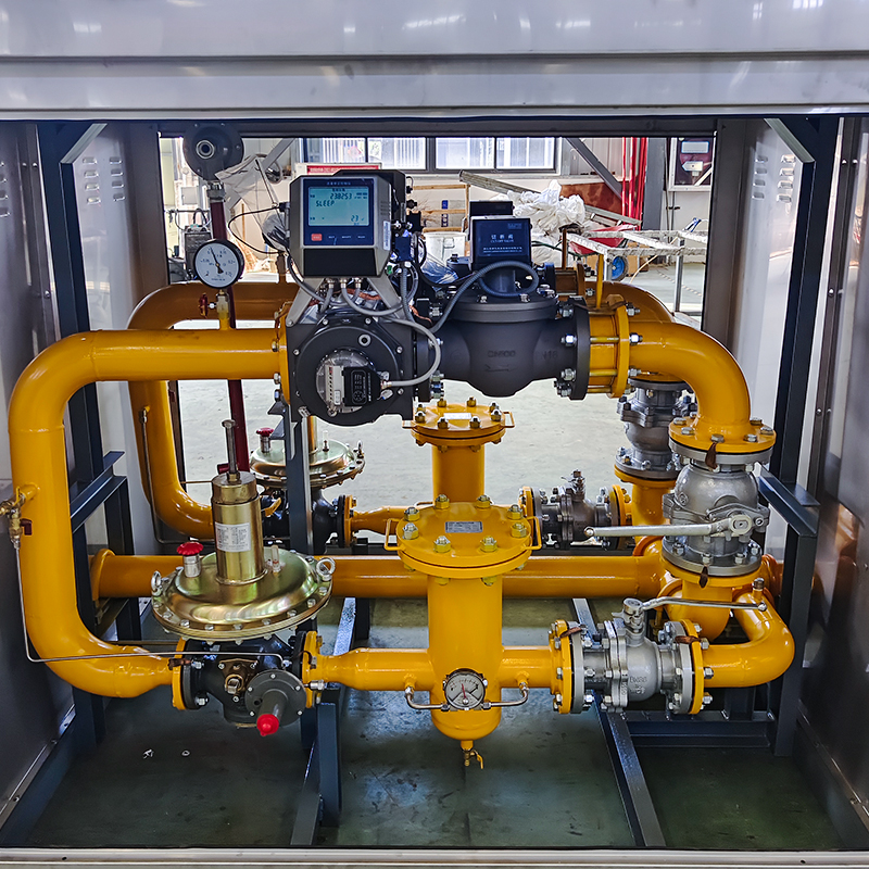 Naturgasstrykk Regulering av utstyrsutstyr for utstyr, gasstrykkregulerende skap